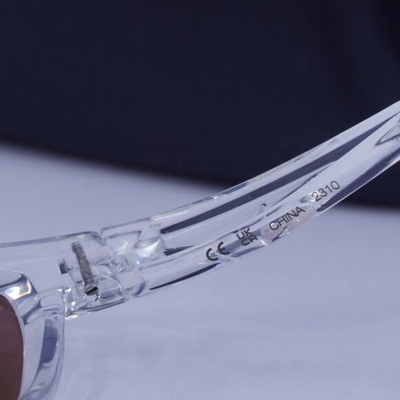 NIKE WINDTRACK RUN E EV24004 900 Geometric Sunglasses - Transparent/Road Tint - Picture 7 of 10